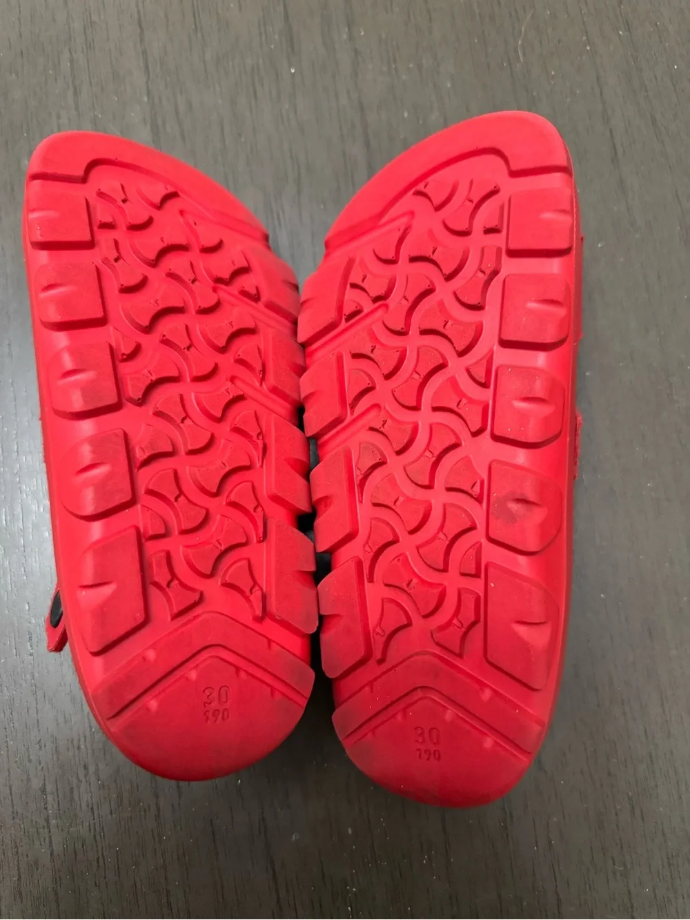 Birkenstock   Mogami HL  Kids Bright Red Double-Strap Sandals size EU30 us 12
